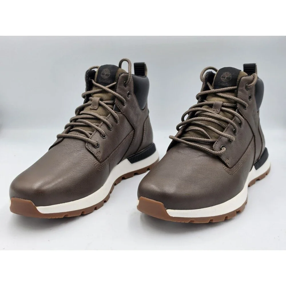 Timberland Killington Trekker Mid Brown Boots Sneaker Leather Men's Size 8.5